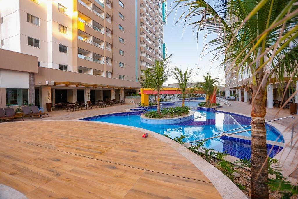 Apto em Resort de Olímpia frente ao Thermas do Laranjais Exterior foto